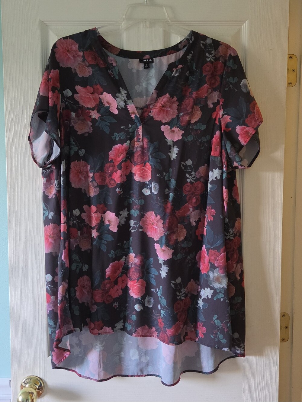 Torrid Hi Low Floral Top